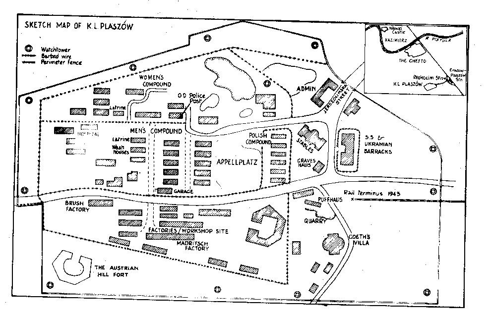 plaszow map - 2